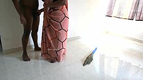 tamil maid prabha jerks my cock during work