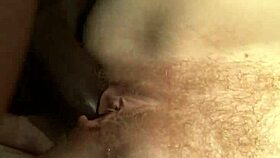 hot redhead in lingerie gets her hairy pussy fucked by monster black cock