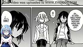 visitante de medianoche in this anime hentai game