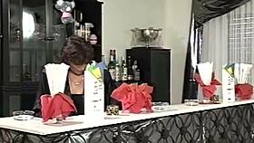 Will The Brunette Bartender Swallow After Anal Fuck?