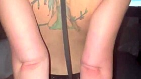 My boyfriend makes me cum while watching porn, riding his big ass