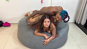 Latina Brunette's Anal Party in Sao Paulo