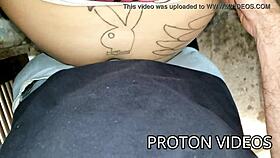 wife was alone and horny, called me to bareback fuck her hard backstage.