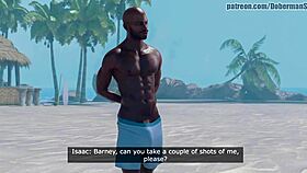 3D Rubia With Big Tits Fucks On Beach