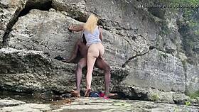 i fucks on hike w big black cock interracial couple