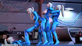 Shemale cartoon PMV unfolds a wild animated hentai story