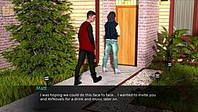 Curvy mature woman in 3D anime outfit nurses back to pleasure