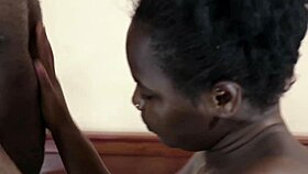 feared african champion boxer gets a steamy reward from his fan after winning world medal