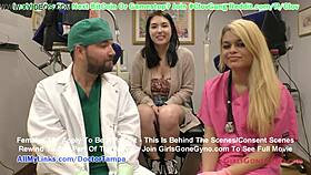 busty asian mina moon endures humiliating gyno exam at tampa university