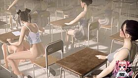 i watch horny classmates fuck in classroom