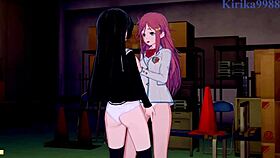 Marika Kato And Chiaki Kurihara Engage In Intense Lesbian Play With Futanari Sex And Creampie In Bodacious Space Pirates Hentai