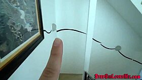 Amateur stepsis bends over for a pounding doggystyle. She gargles hot spunk after POV action.