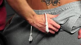 his hot step-uncle fucked him in the ass bareback with rimjob