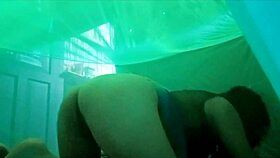 Sexy stepmom waits in bed for stepson