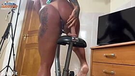 anal chronicles with dildo in pussy farting and creampie in homemade fetish