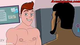 Brazilian Gay Drawing Of Endowed Hetero Getting Fucked