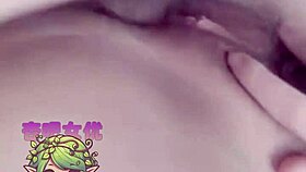 girlfriend teases on balcony and plays with pussy