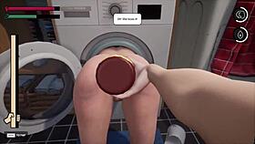 Hey, check this wild stepmom stuck in the washing machine fiasco. It’s pure chaos with monster cock action and crazy anal play!