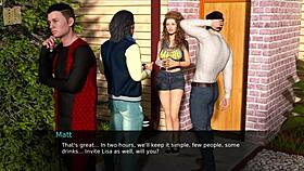 Curvy mature woman in 3D anime outfit nurses back to pleasure