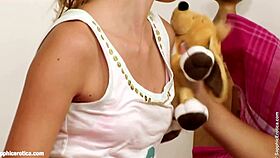 sensual lesbian sex by rene and alison, licking pussy in 69 kissing