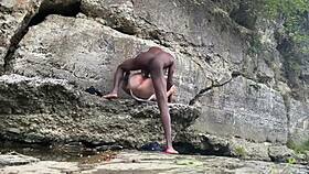 i fucks on hike w big black cock interracial couple