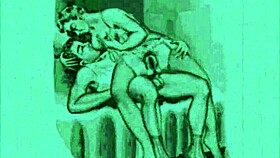 Erotic animated video from the past