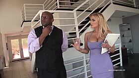 Shyla stylez fucks huge black cock to sell house