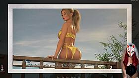 Is This Outdoor Footjob in Dreamland Ep 16 by a Beautiful Blonde Real or Fantasy?