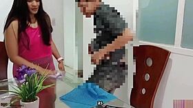 deep throat facefuck with stepbrother's big cock