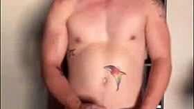 Twink Strokes Massive Cock In Sunlight