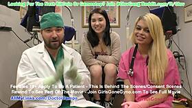 busty asian mina moon endures humiliating gyno exam at tampa university