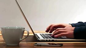 passionate whore in stockings pleases the client member in the office