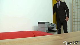 homosexual twins explore intimate moments together