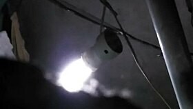 Watch this young mom showering her big boobs.