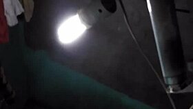 Watch this young mom showering her big boobs.