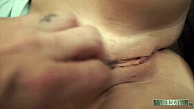 step d cadey mercury shocked as dad unloads in tight 18+ pussy