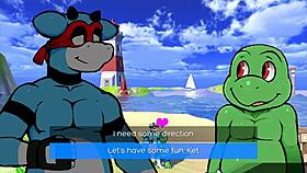 Endless cumshot on the beach!