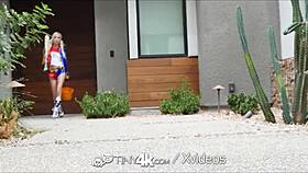 Tiny4k Harley Quinn Cosplay Flexible Rough Fuck