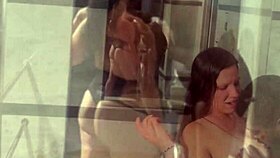 Broke girl dances in club, gets fucked in jacuzzi, finishes on sink