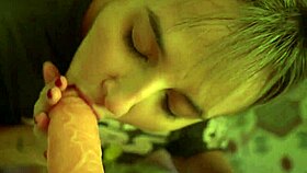 This cute blonde-haired Latina slut knows she's hot but no boyfriend means no penis pleasure!