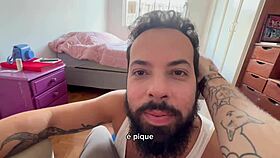 I, the bearded man, suck 41 cocks in this full video series of blowjobs