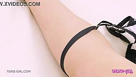 super hot blonde teen shows off solo skills