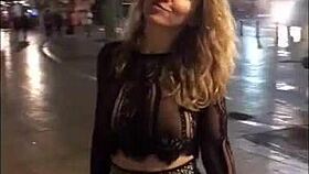 Milf Flashes Panties In Public Anal Sex!