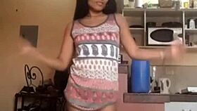 i filipina dance and undress with clothes ripped