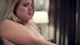 Homeless Teen 18+ Stalks Family Man, Leading to Deepthroat, Blowjob, and Cumshot on Her Hairy Pussy