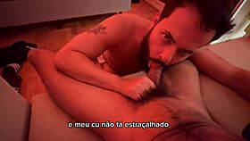 I, the bearded man, suck 41 cocks in this full video series of blowjobs