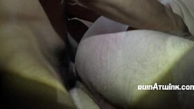 twink submits fully to his fraternity brothers rough handling