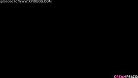 Roxy Rockat Enjoys Group Facial Cumshot