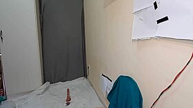 gay guy in socks explores solo fetish fun