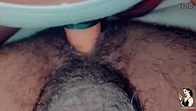 This guy gives his ass to a redhead friend for some anal action